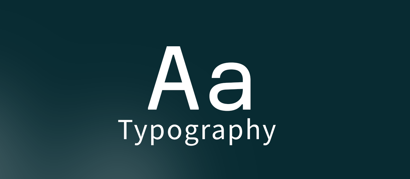 Typography banner